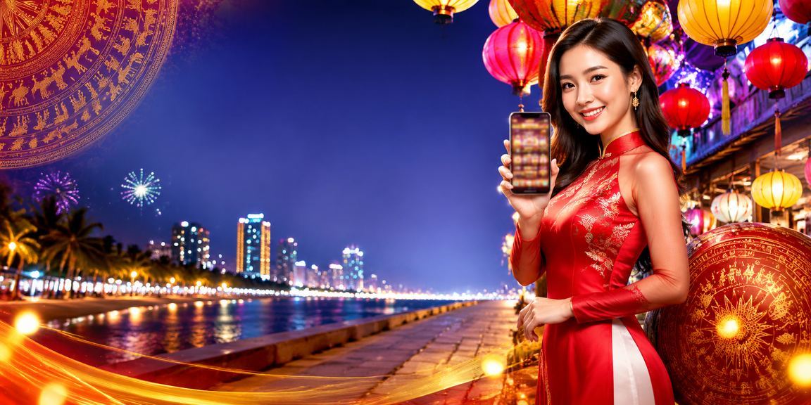 Người dùng trải nghiệm casino trên điện thoại di động tại Nha Trang về đêm